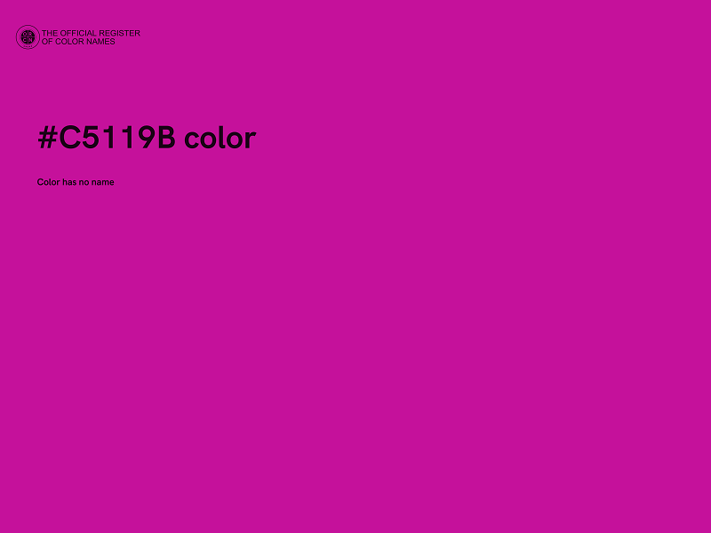 #C5119B color image