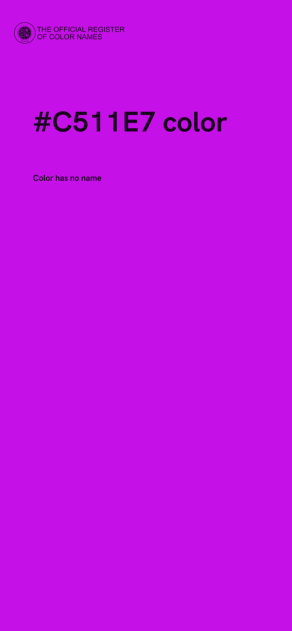#C511E7 color image