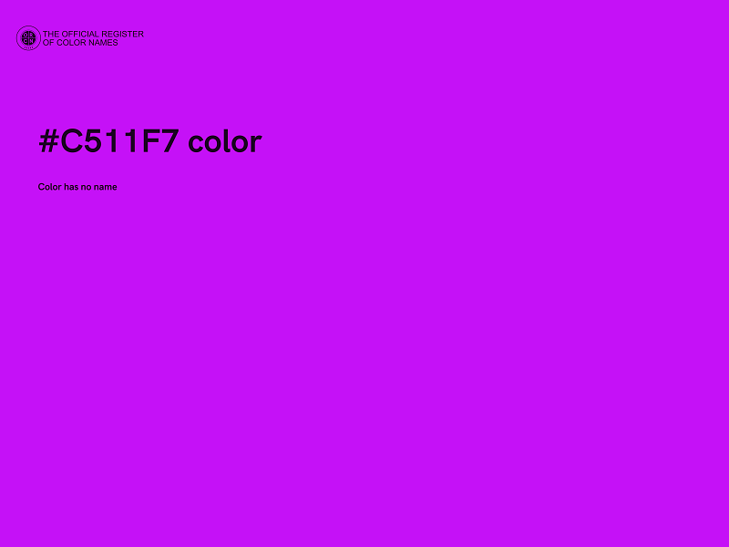 #C511F7 color image