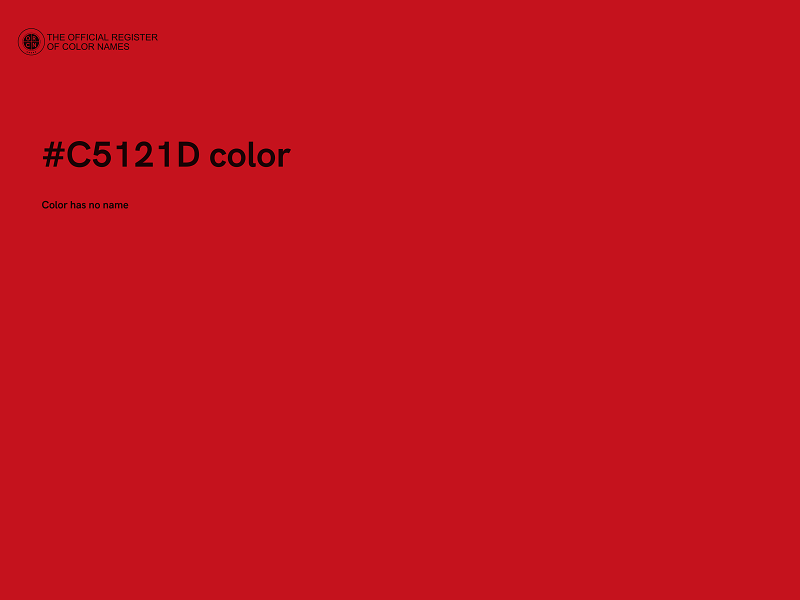 #C5121D color image
