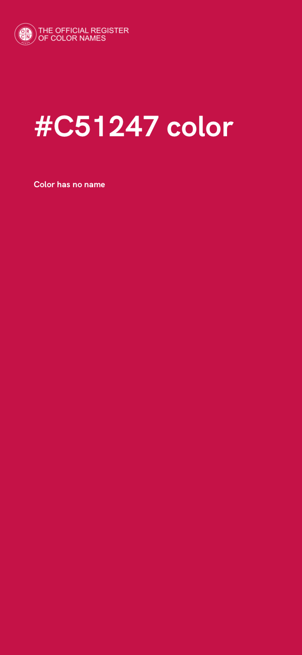 #C51247 color image