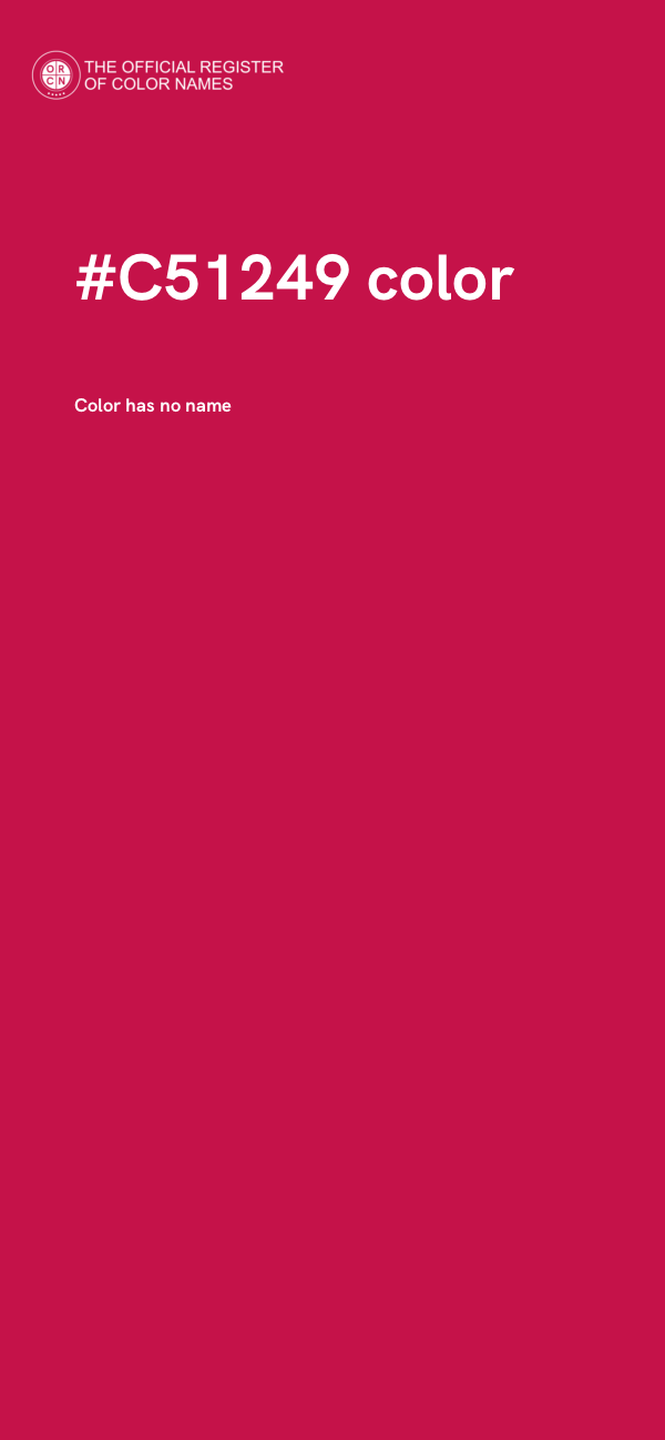#C51249 color image