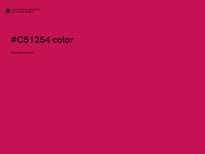 #C51254 color image
