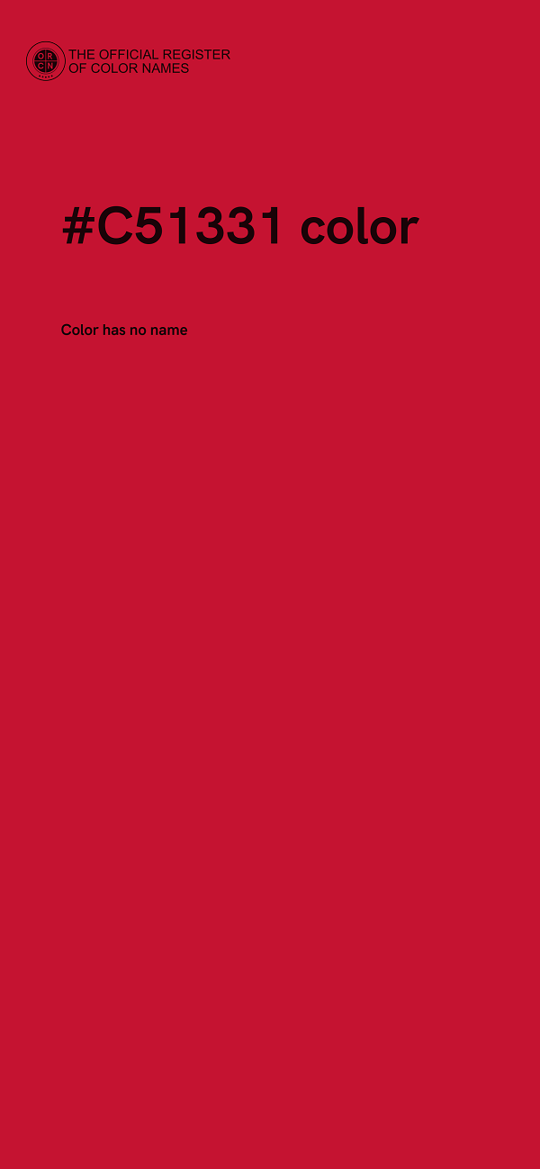 #C51331 color image