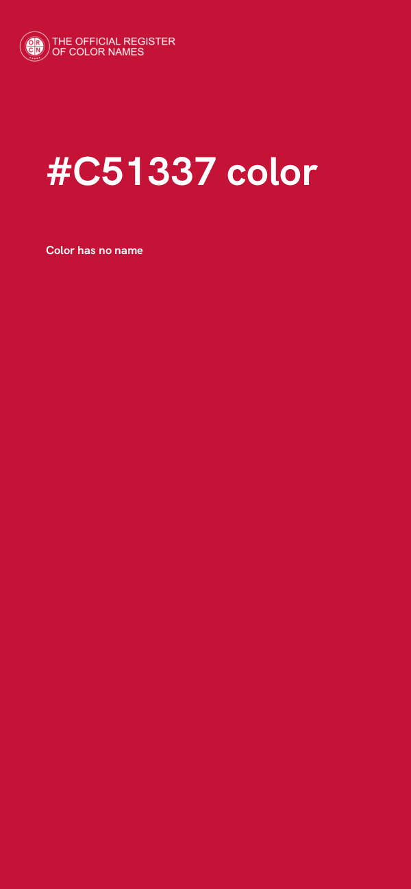 #C51337 color image