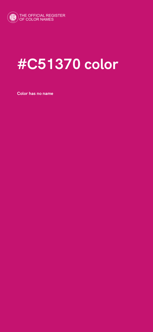 #C51370 color image