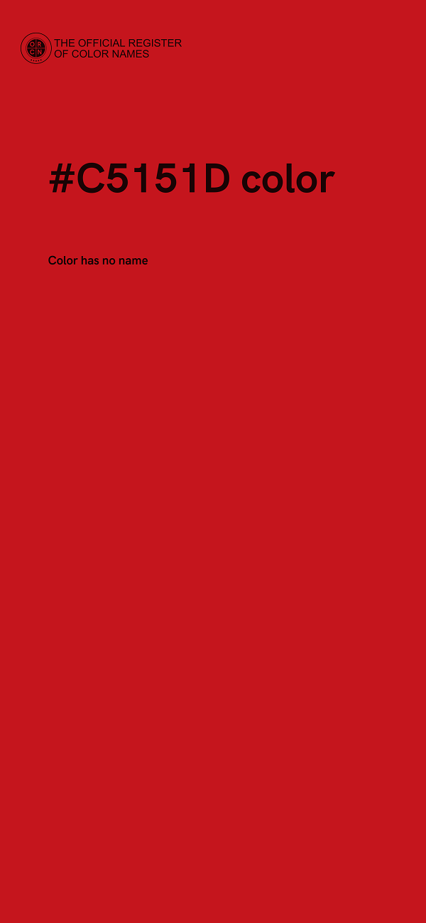 #C5151D color image