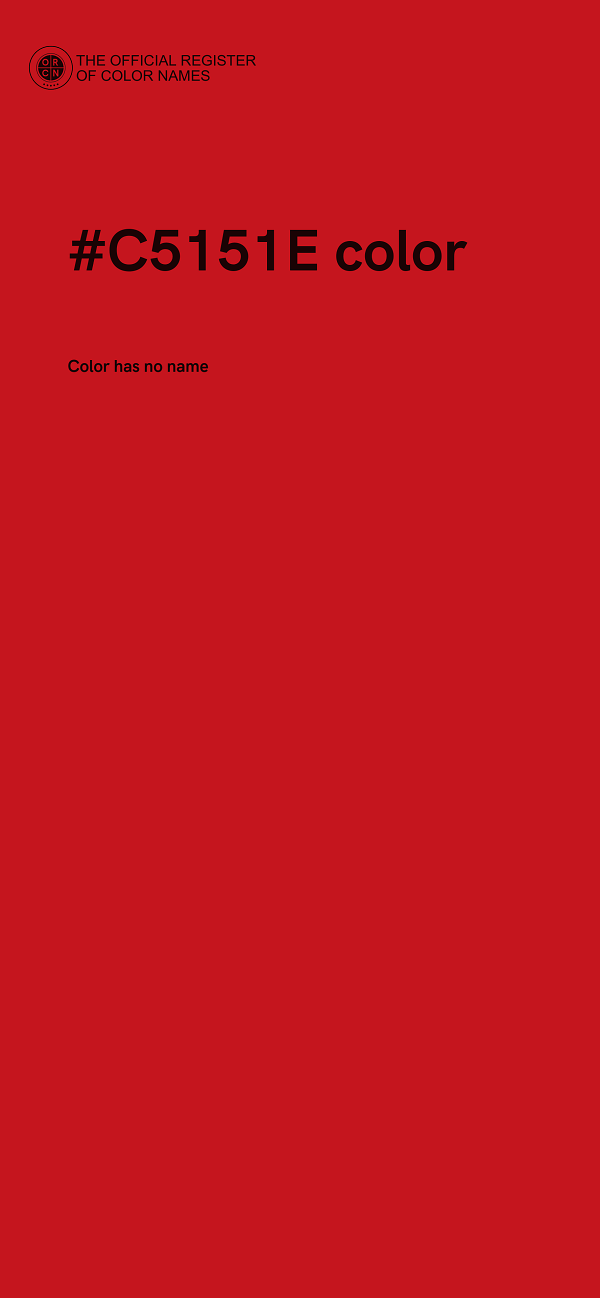 #C5151E color image