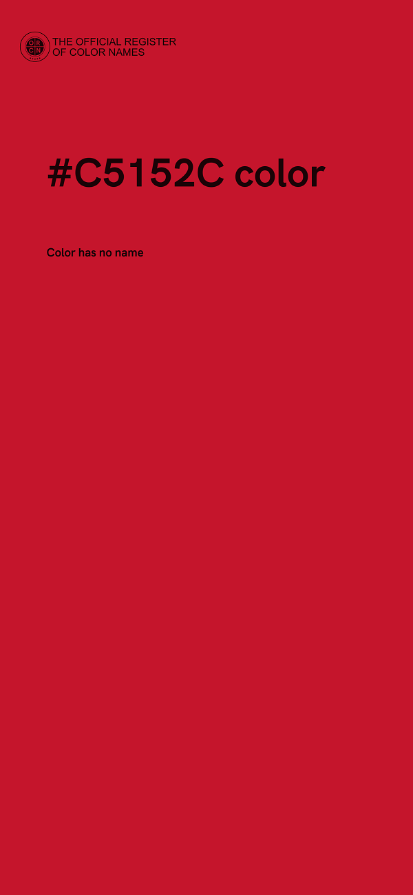 #C5152C color image