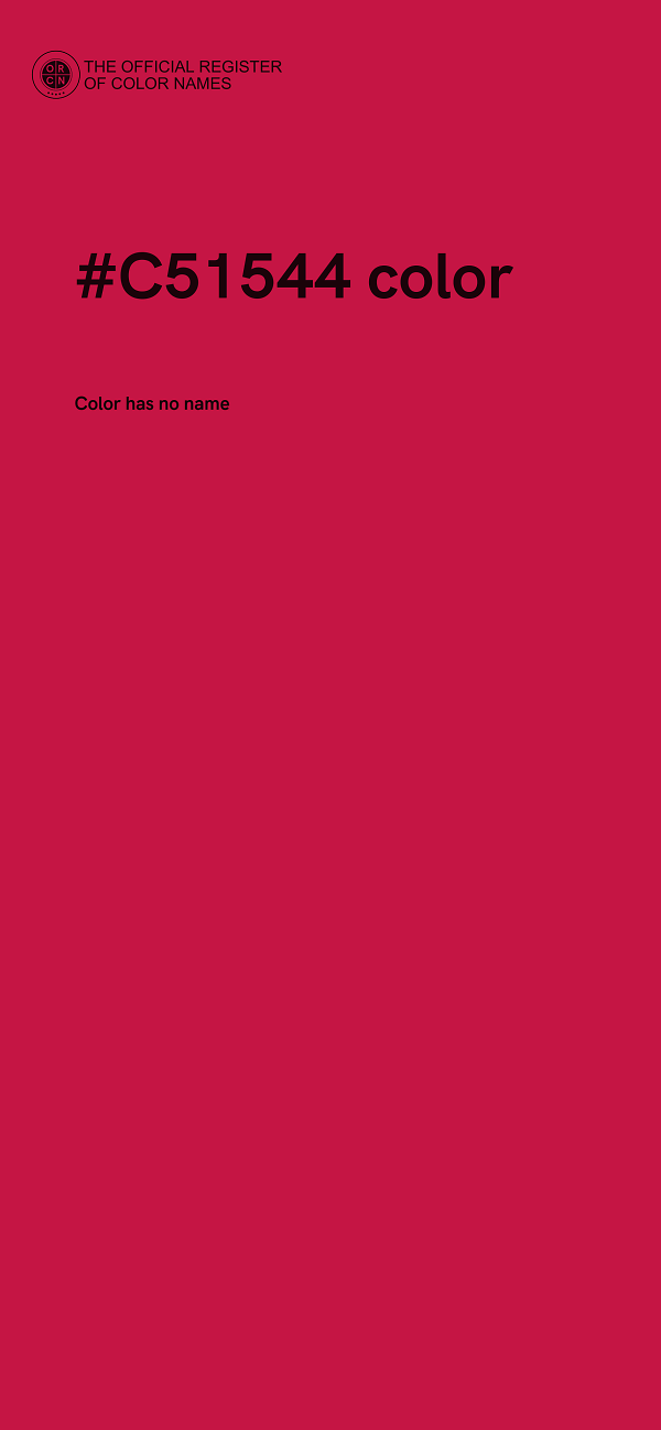 #C51544 color image