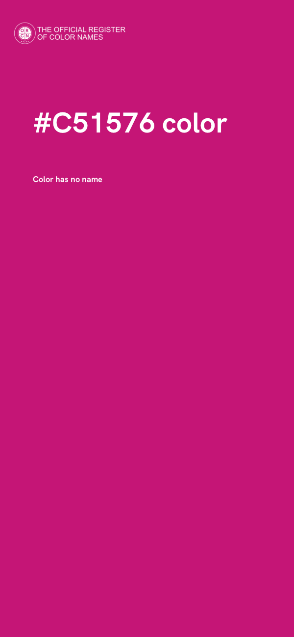 #C51576 color image