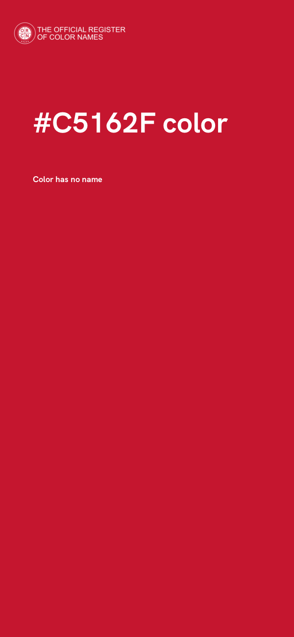 #C5162F color image