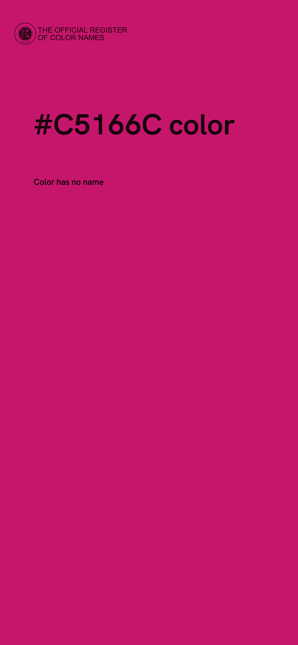 #C5166C color image