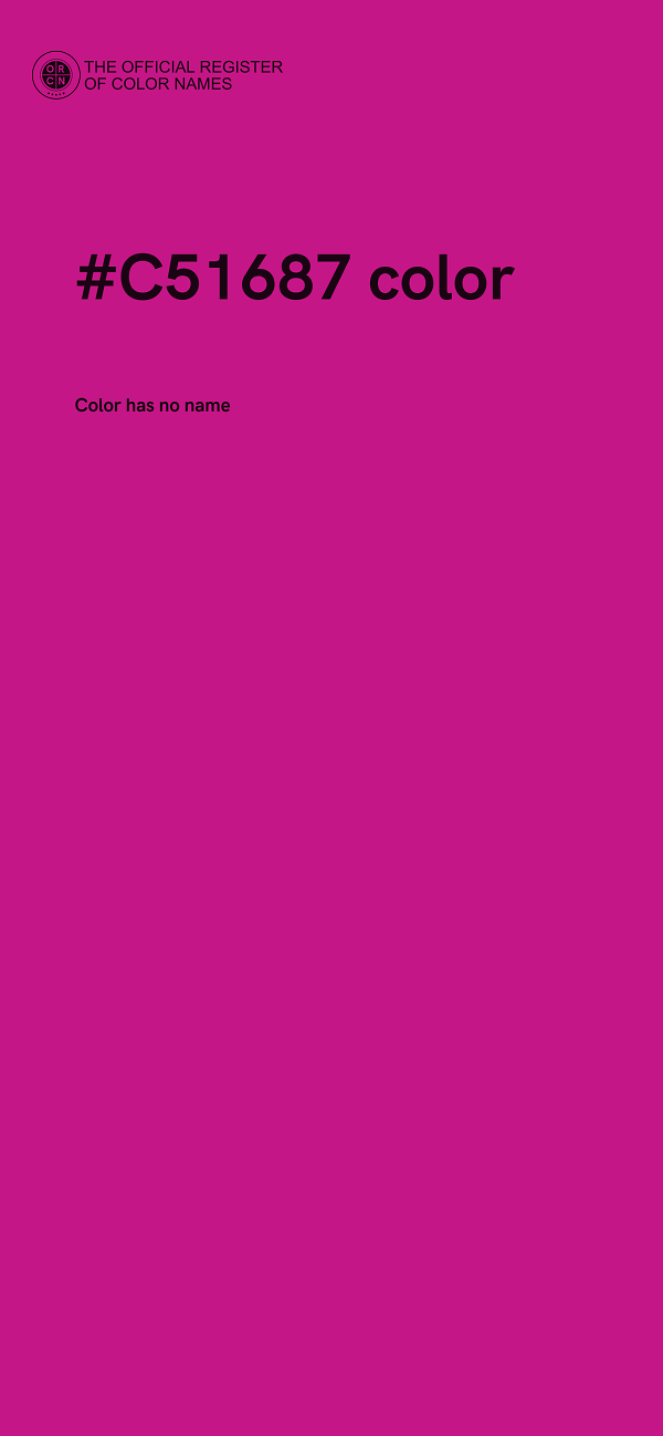 #C51687 color image
