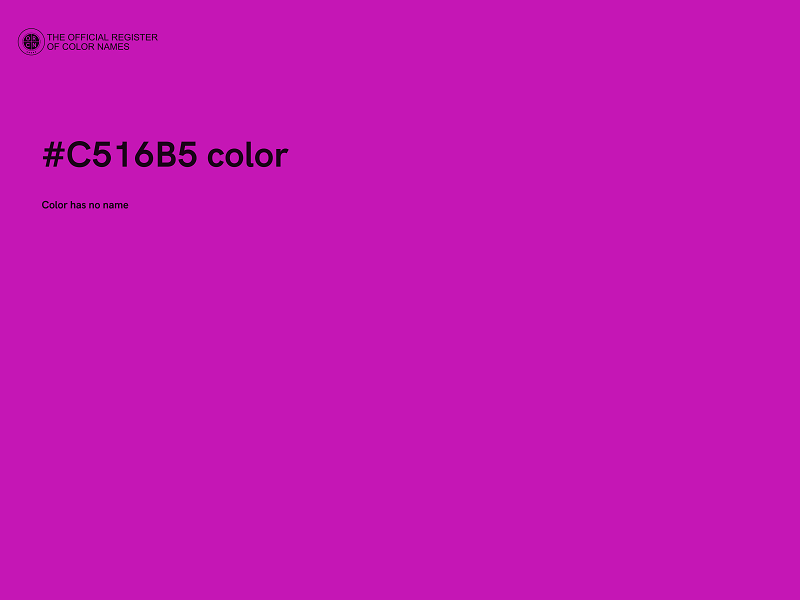 #C516B5 color image