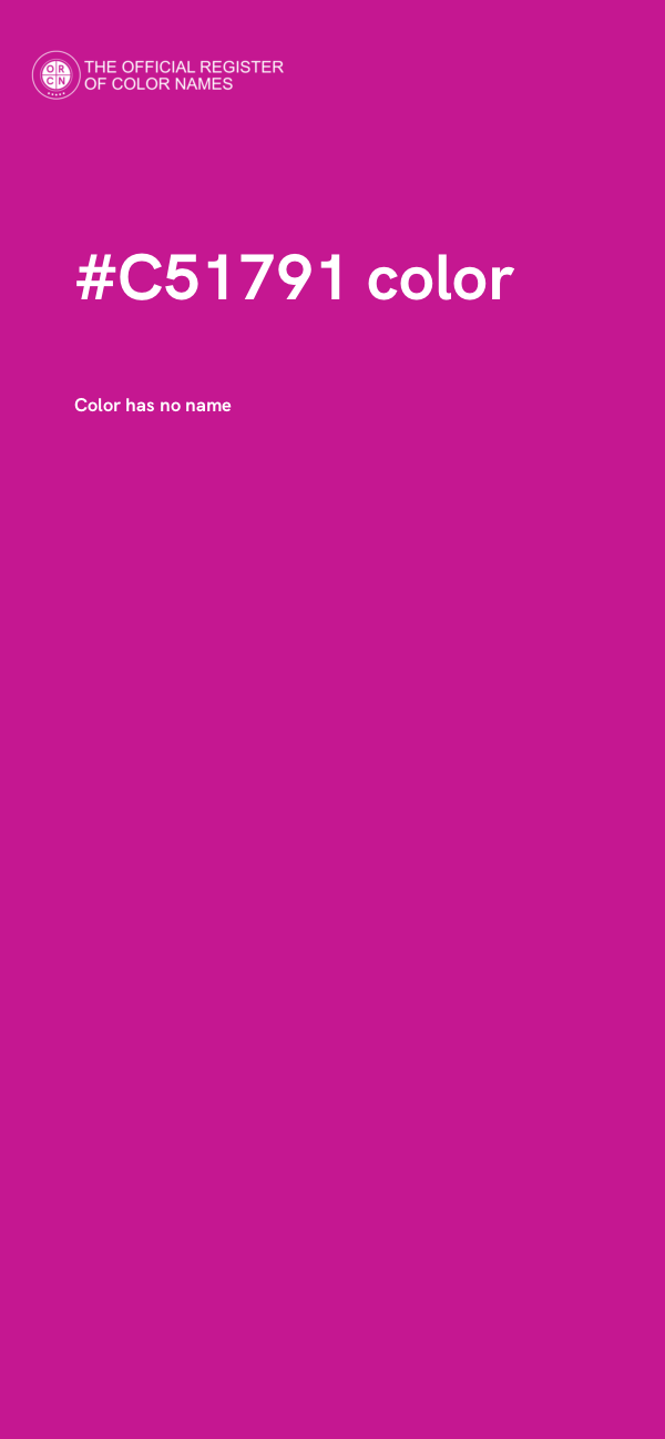 #C51791 color image