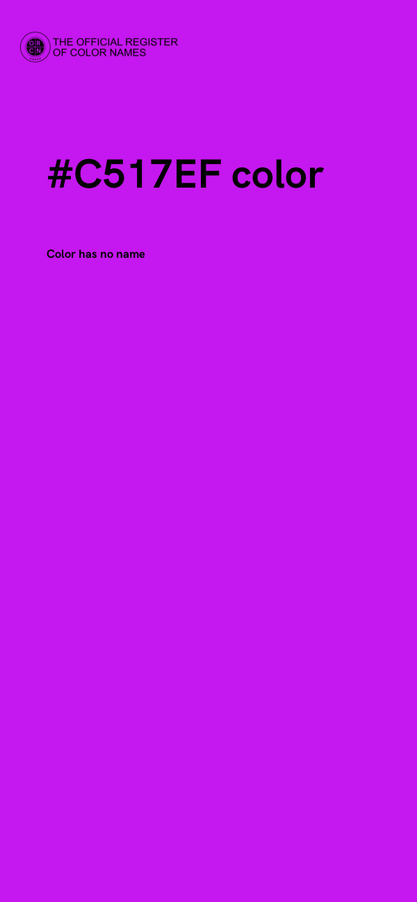 #C517EF color image