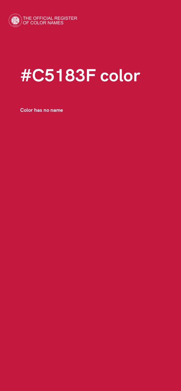 #C5183F color image
