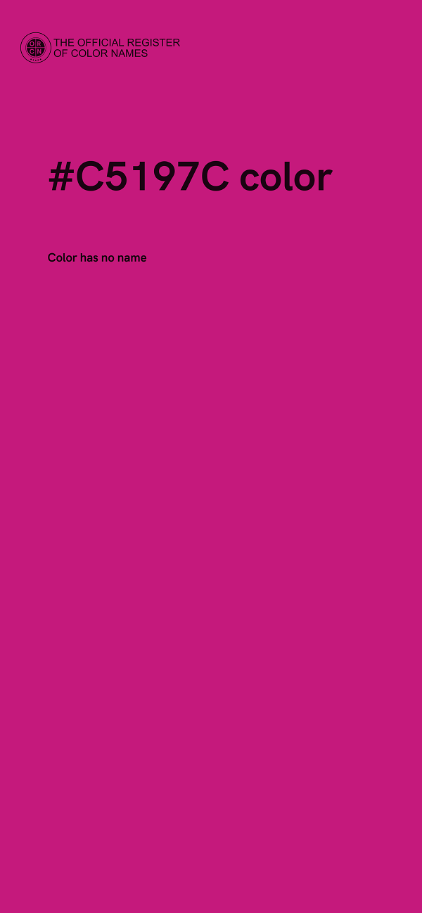 #C5197C color image