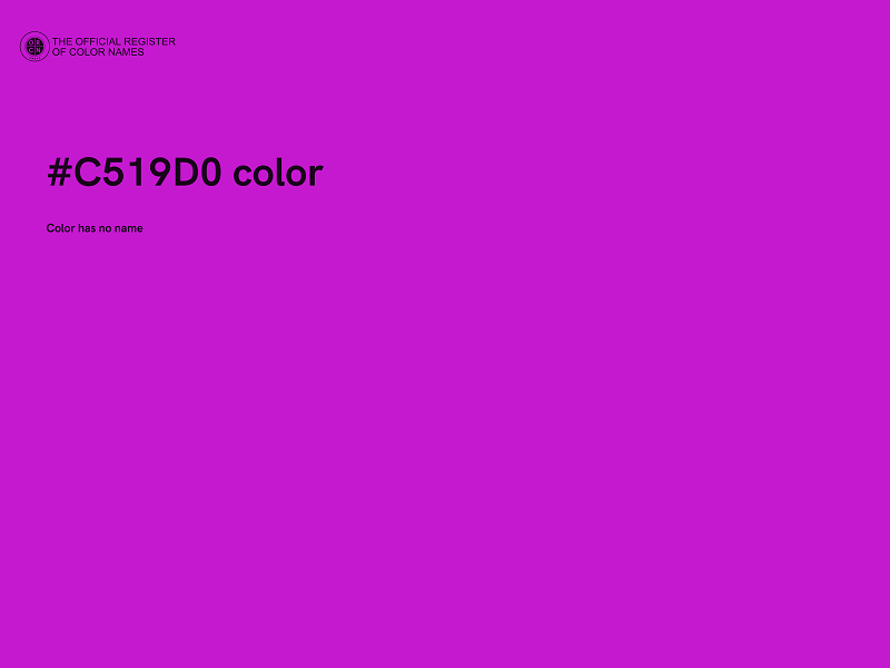 #C519D0 color image