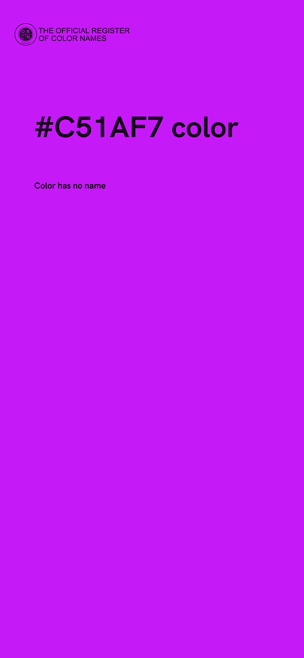 #C51AF7 color image