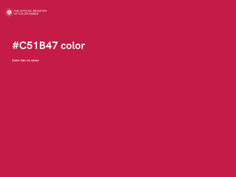 #C51B47 color image
