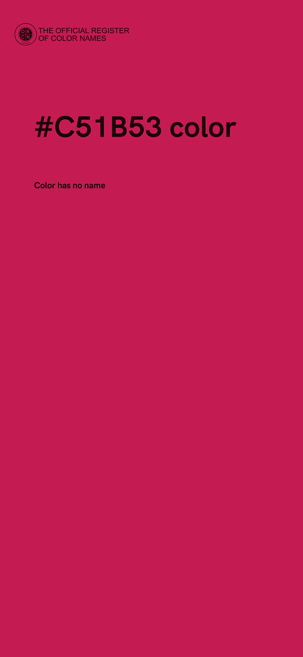 #C51B53 color image
