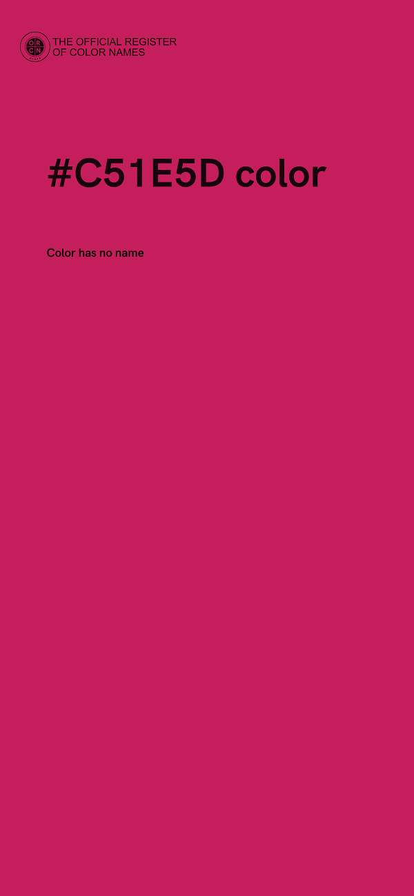 #C51E5D color image