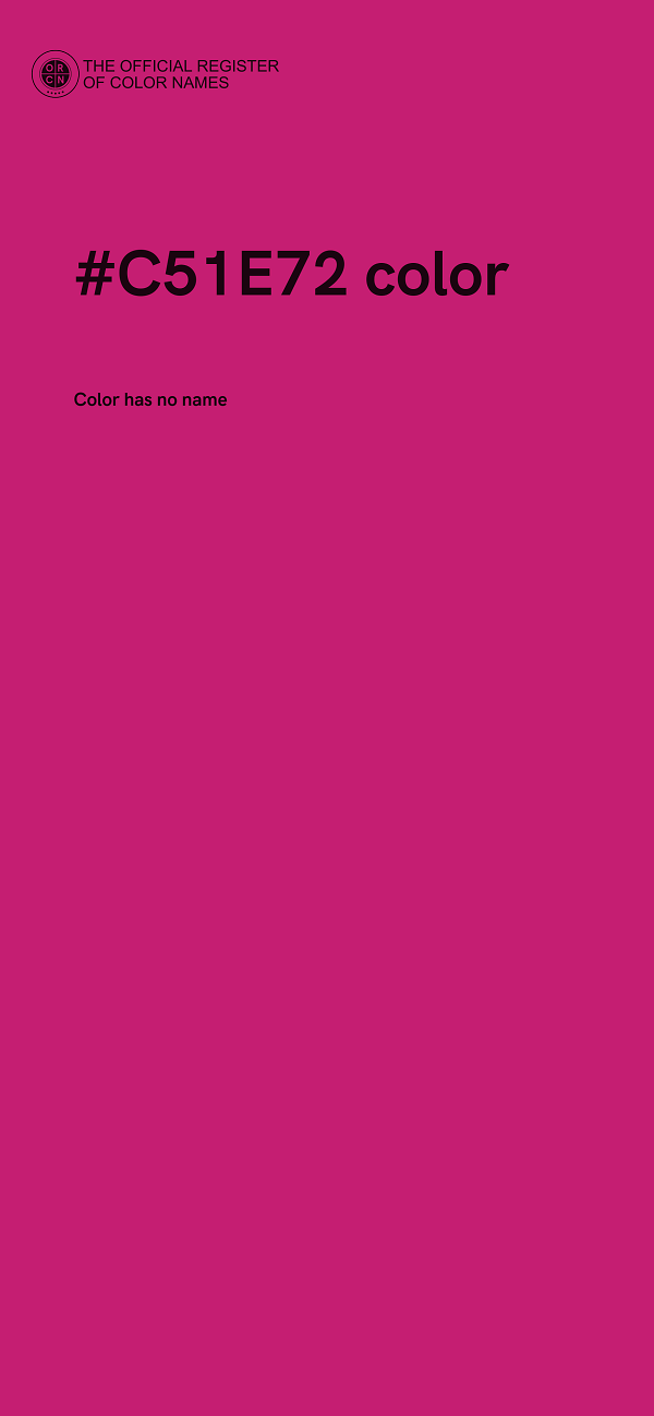 #C51E72 color image