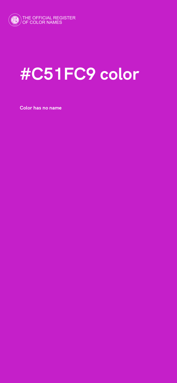 #C51FC9 color image