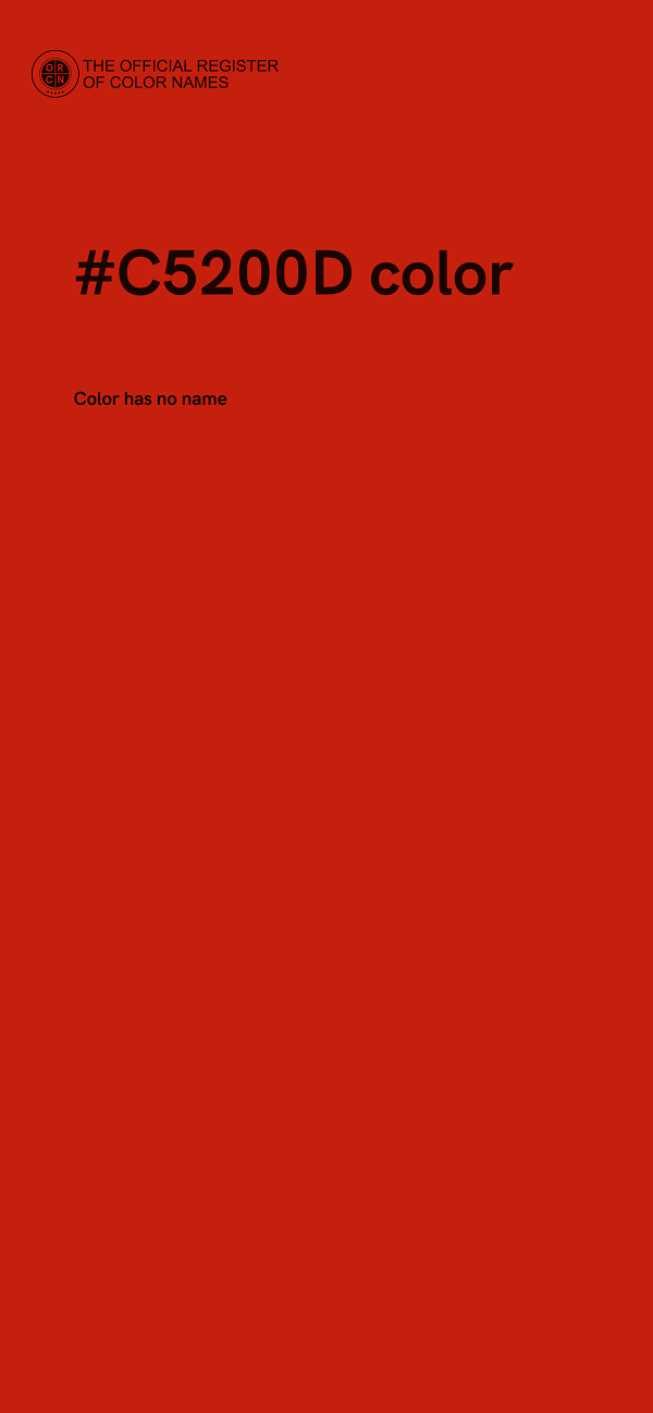 #C5200D color image