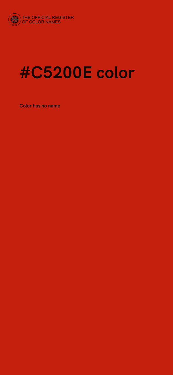 #C5200E color image