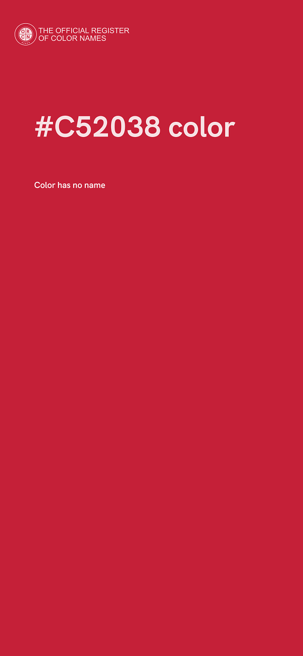 #C52038 color image
