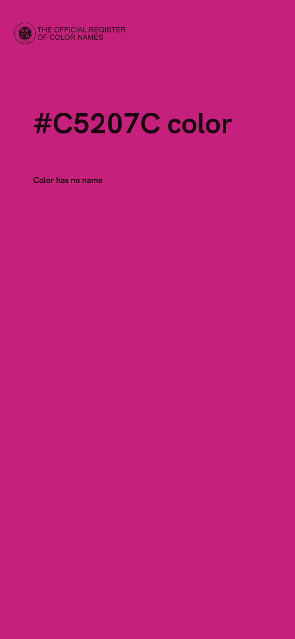 #C5207C color image