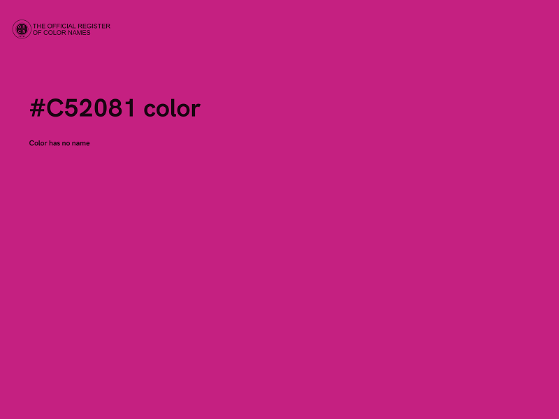 #C52081 color image
