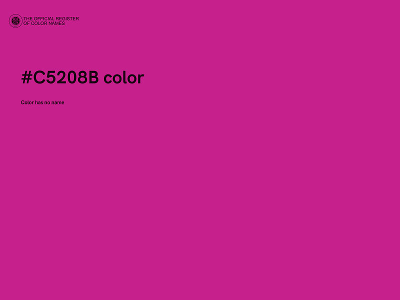 #C5208B color image