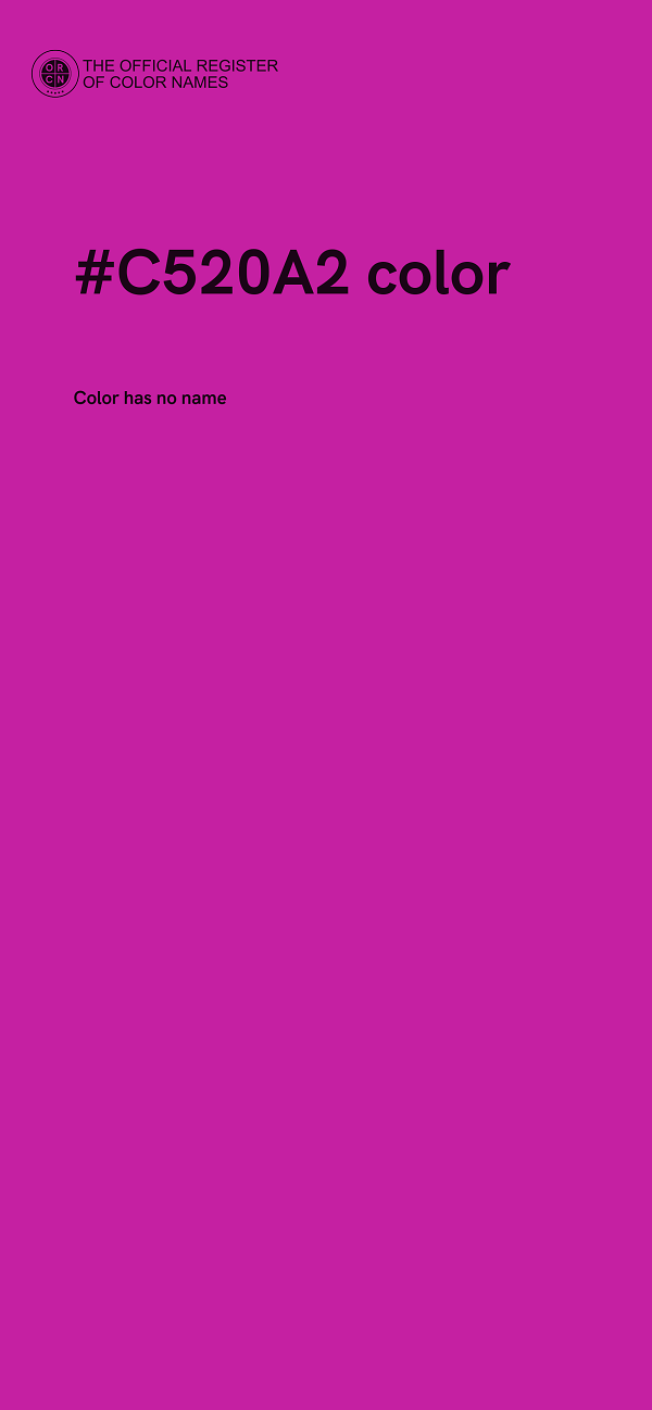 #C520A2 color image