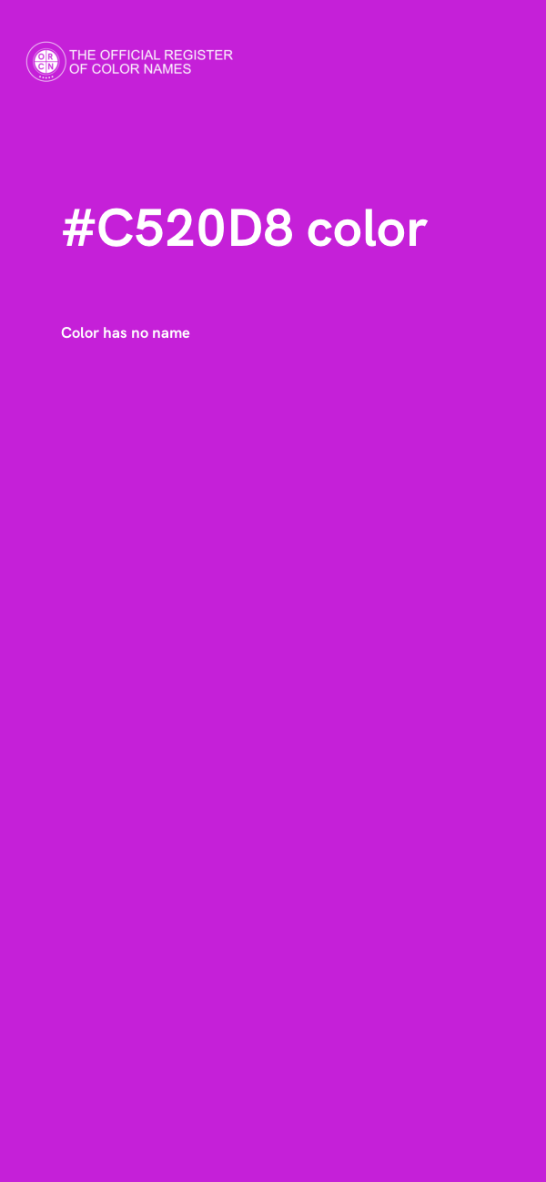 #C520D8 color image