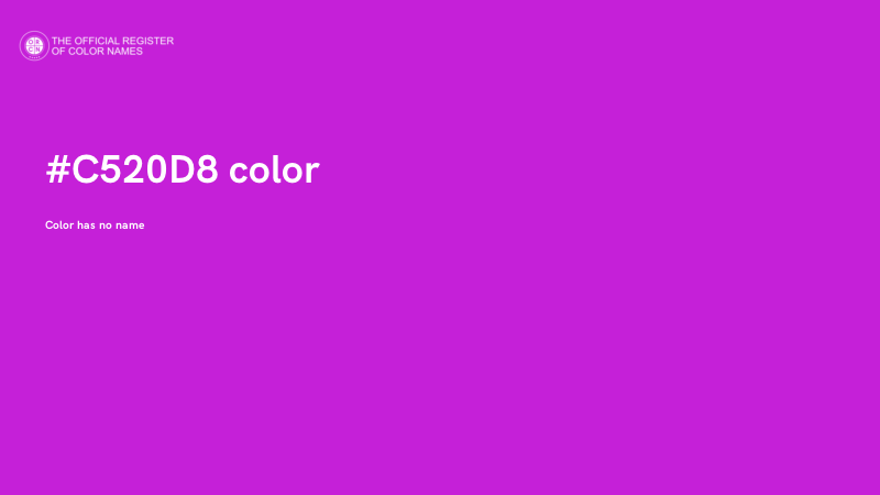 #C520D8 color image