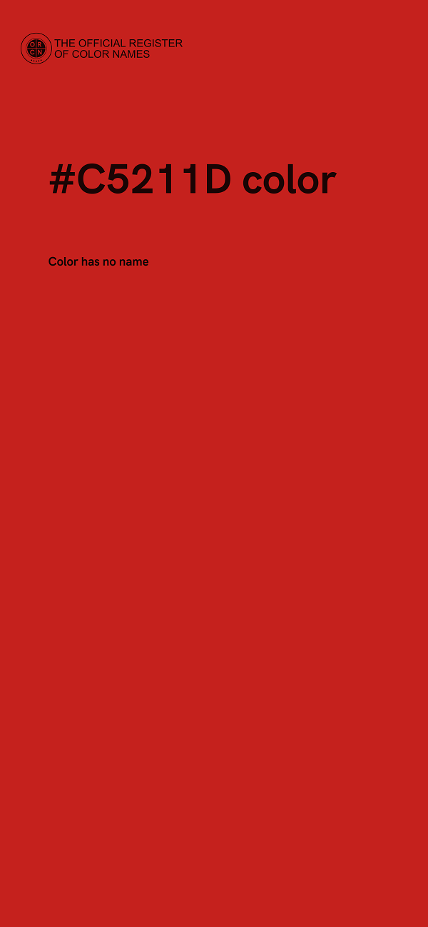 #C5211D color image