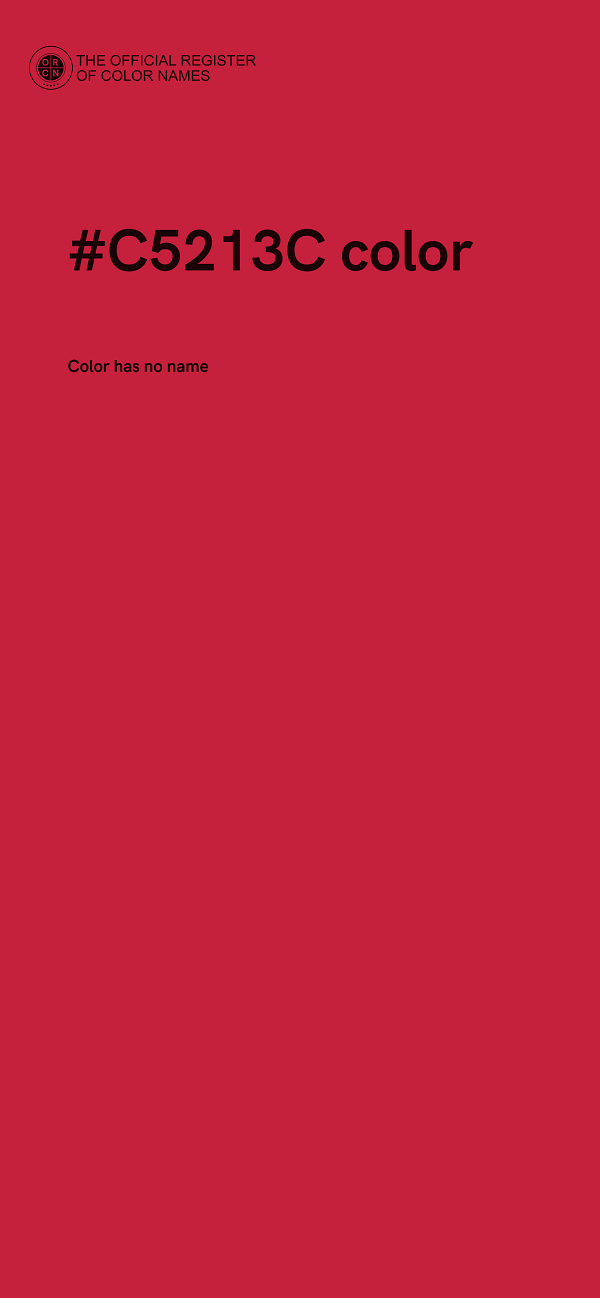 #C5213C color image