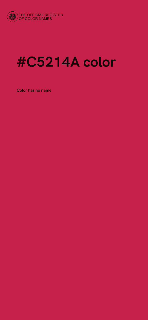 #C5214A color image