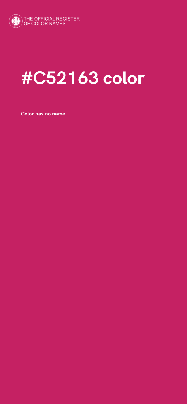 #C52163 color image