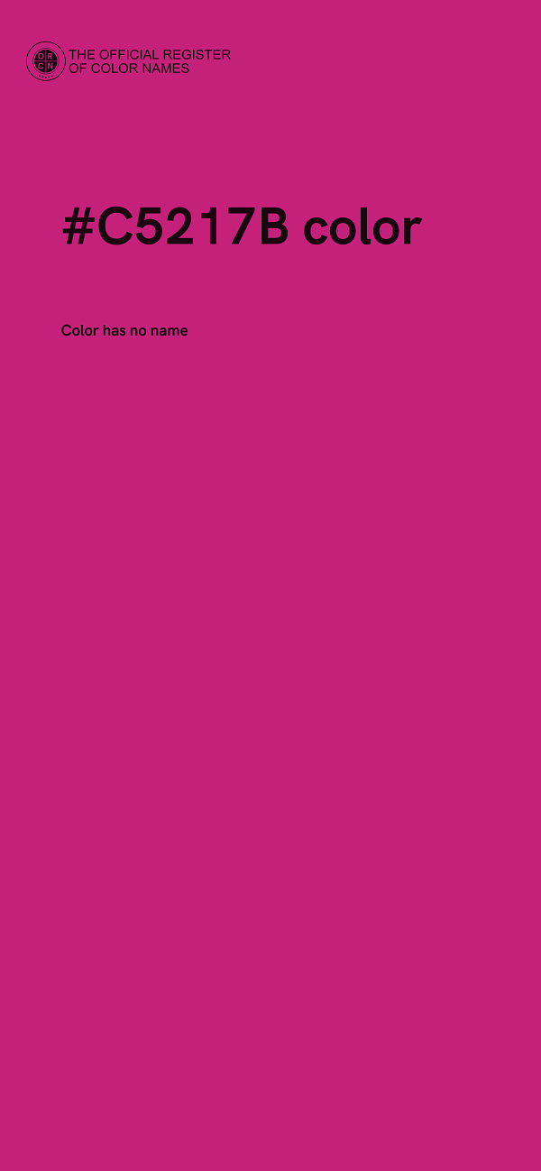 #C5217B color image