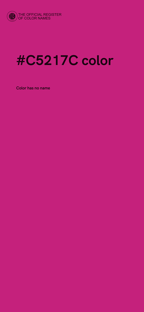 #C5217C color image