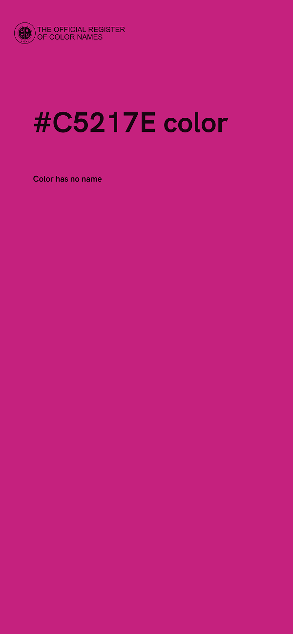 #C5217E color image