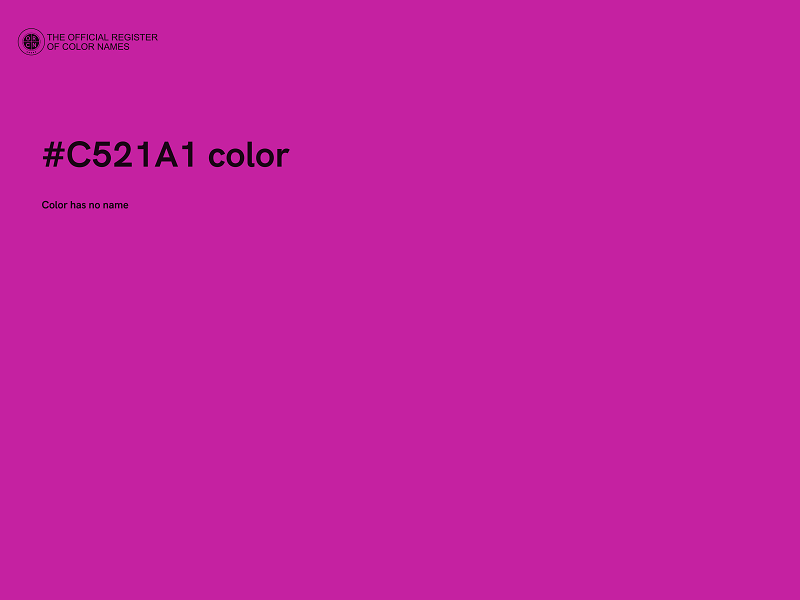 #C521A1 color image