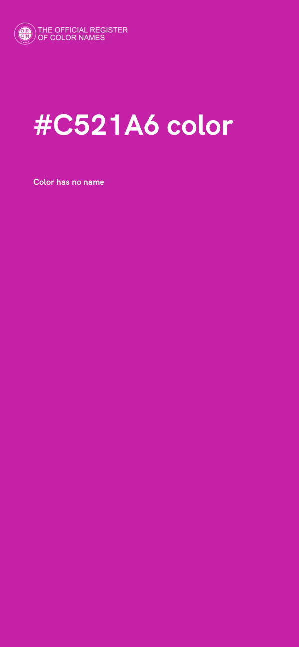 #C521A6 color image