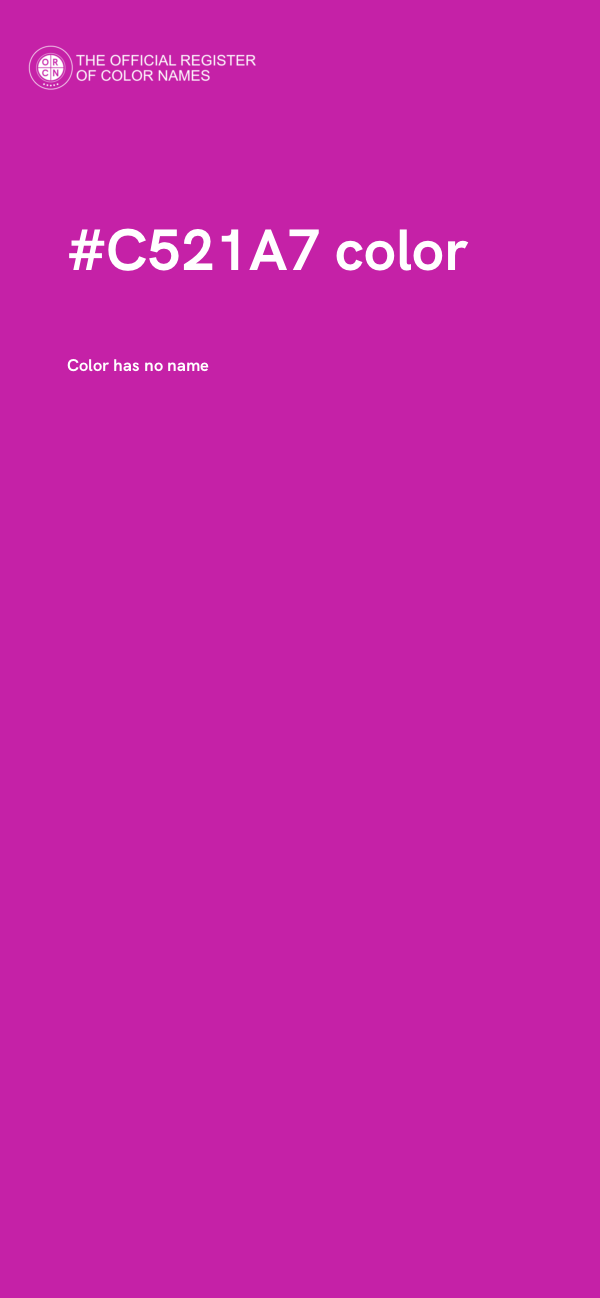 #C521A7 color image