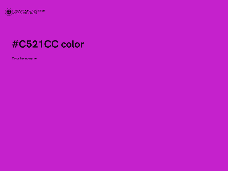 #C521CC color image